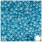 BeadTin Light Blue Transparent AB 6mm Round Plastic Craft Beads (300pcs)
